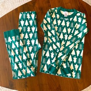 Hanna Andersson Holiday Trees Kids Unisex Pajamas - 140 cm/US 10